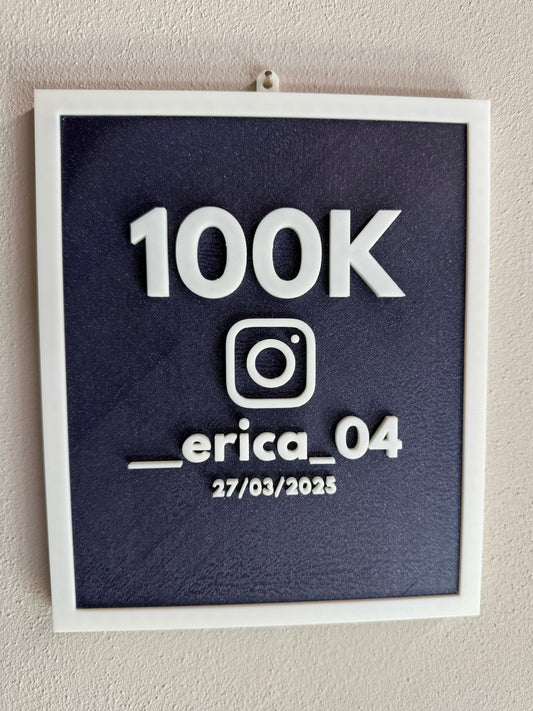 Quadro traguardo Instagram